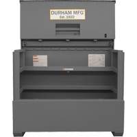 Piano Style Jobsite Storage Box, 60-1/2" W x 34-3/4" D x 49-3/8" H, Grey Distribution Élite MP