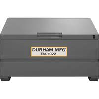 Jobsite Sloped Lid Storage Box, 60" x 30" x 39-3/8", Steel, Grey Distribution Élite MP