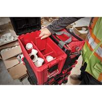 Coffre &agrave; outils compact Packout, 10" x 16-1/5" x 13", Noir/Rouge Distribution Élite MP