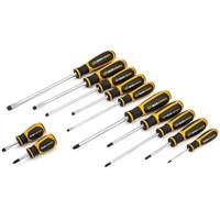 Phillips&reg;/Slotted Dual Material Screwdriver Set, 12 Pcs. Distribution Élite MP