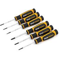 Mini Phillips&reg;/Slotted Dual Material Screwdriver Set, 6 Pcs. Distribution Élite MP