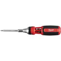 Tournevis &agrave; rochet 9 en 1 avec embouts multiples &agrave; carr&eacute; conducteur, 9-1/10" lo, Prise Coussin&eacute;e Distribution Élite MP