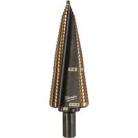 Step Drill Bit, 7/8"/#9 - 1-1/8"/#9 , 1/32" Increments, High Speed Cobalt Distribution Élite MP