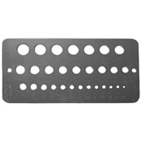 Drillco&reg; Fractional Sizes Drill Gauge Distribution Élite MP