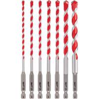 Jeu de forets pour perceuse &agrave; percussion Shockwave, 7 morceaux, Carbure Distribution Élite MP