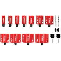 Ensemble de scie-cloche bim&eacute;tallique de plombier, 17 morceaux Distribution Élite MP