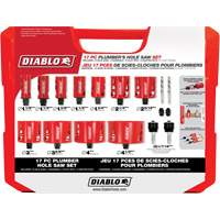 Ensemble de scie-cloche bim&eacute;tallique de plombier, 17 morceaux Distribution Élite MP