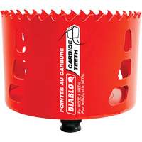 Scie cloche pour bois et m&eacute;tal, 4", Profondeur de la coupe 2-3/8", Carbure Distribution Élite MP