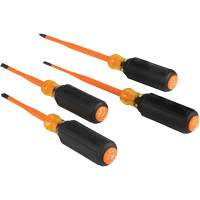 Slim-Tip Insulated Screwdriver Set, 1000 V, 4 Pcs Distribution Élite MP