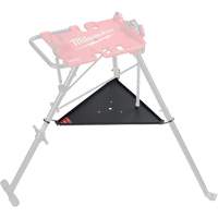 Tablette inf&eacute;rieure pour tr&eacute;pied de nivellement de 6 po avec &eacute;tau &agrave; chaîne Distribution Élite MP