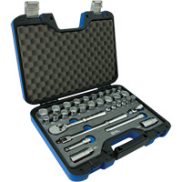 Jeu d'Accessoires pour douilles SAE & m&eacute;triques &agrave; 12 pans, 33 Mcx, Prise de 3/8" Distribution Élite MP