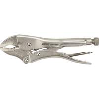 Locking Pliers with Wire Cutter, 10" Length, Curved Jaw Distribution Élite MP