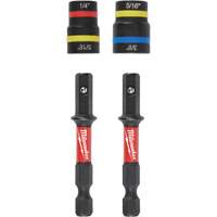 Jeu de tourne-&eacute;crous 2-en-1 Shockwave Impact Duty Quik-Clear, 5/16"/1/4"/3/8" prise, 2-1/2" lo, Magn&eacute;tique Distribution Élite MP