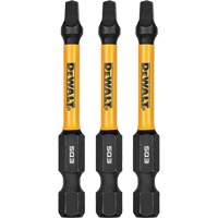3-Piece FLEXTORQ&reg; Impact Screwdriving Bits, Square, #3, 1/4" Drive Distribution Élite MP