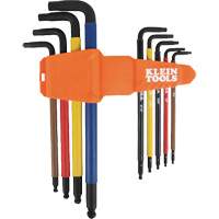 Colour-Coded Extra-Long L Style Hex Key Caddy Set, 9 Pcs., Imperial Distribution Élite MP