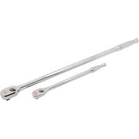 Ensemble de rochet &agrave; t&ecirc;te en goutte enti&egrave;rement polie et manche flexible extra long avec prises  1/4" & 3/8" 120XP Distribution Élite MP
