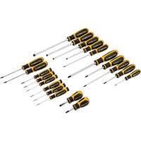 Phillips&reg;, Slotted, Torx&reg; Dual Material Screwdriver Set, 20 Pcs. Distribution Élite MP