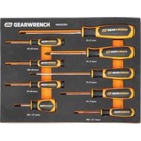 Phillips&reg; Dual Material Screwdriver Set in Foam Storage Tray, 9 Pcs. Distribution Élite MP