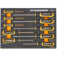 Torx&reg; Dual Material Screwdriver Set in Foam Storage Tray, 10 Pcs. Distribution Élite MP