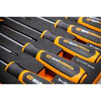 Torx&reg; Dual Material Screwdriver Set in Foam Storage Tray, 10 Pcs. Distribution Élite MP