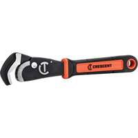 Cl&eacute; bimat&eacute;riau auto-ajustable pour tuyau, Cap des m&acirc;choires 1-1/2", Longueur 12", Fini Oxyde noir, Prise Coussin&eacute;e Distribution Élite MP