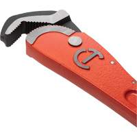 Cl&eacute; pour tuyau acier auto-ajustable, Cap des m&acirc;choires 1-1/2", Longueur 12", Fini Rev&ecirc;tement en poudre, Prise Non-ergonomique Distribution Élite MP