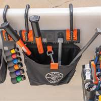 Module de poche pour quincaillerie avec crochet en S Bucket Work Centre, Nylon, 1 pochettes, Noir/Orange Distribution Élite MP