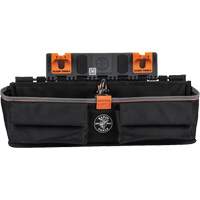 Module pour grande poche avec crochet en S Bucket Work Centre, Nylon, 3 pochettes, Noir/Orange Distribution Élite MP