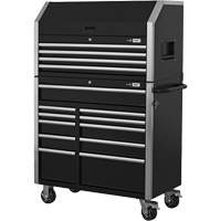 HDCC-4115 HD Series Toolbox Combo, 21-1/2" D x 44-1/5" W x 63-3/10" H, Black Distribution Élite MP