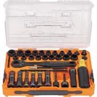 KNECT Complete Impact Pass Through & Flip Socket Set, 39 Pcs, Impact Distribution Élite MP
