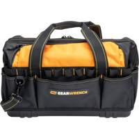 Professional 20" Tool Bag, Nylon, 33 Pockets, Black/Orange Distribution Élite MP