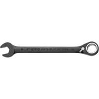 Metric Spline Combination Reversible Ratcheting Wrench, Black/Chrome Finish Distribution Élite MP