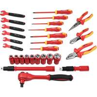 Jeu d'outils isol&eacute;s, 1000 V, 28 M Distribution Élite MP