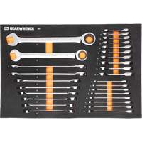 MEGAMOD Metric Mechanics Tool Set in Modular Foam Trays with Rolling Cabinet, 358 Pieces Distribution Élite MP