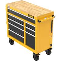 Heavy-Duty Mobile Workstation, 8 Drawers, 40" W x Yellow Distribution Élite MP