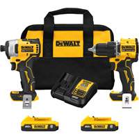 ATOMIC Brushless Compact Drill/Driver & Impact Driver Combo Kit, Lithium-Ion, 20 V Distribution Élite MP
