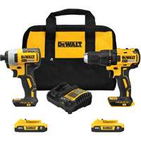 Drill & Impact Driver Combo Kit, Lithium-Ion, 20 V Distribution Élite MP