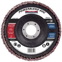POWERBLEND EDG Flap Disc, 4-1/2" x 7/8", Type 27, CG60 Grit, Ceramic Distribution Élite MP