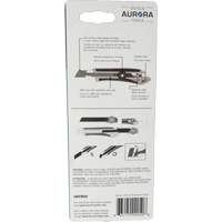 Couteau professionnel de 18 mm, Acier inoxydable, Robuste, Prise en Caoutchouc Distribution Élite MP