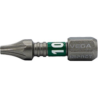 Embout Impactech, Torx inviolable, T-10, Prise 1/4" Distribution Élite MP