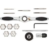 Jeu de tarauds et fili&egrave;res SAE &agrave; cliquet, 15 Morcea Distribution Élite MP