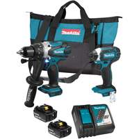 LXT Cordless Impact Driver & Hammer Drill/Driver Combo Kit, Lithium-Ion, 18 V Distribution Élite MP