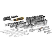 Jeu d'outils manuels pour m&eacute;canicien 90T SAE/m&eacute;trique avec prises 1/4" & 3/8" Distribution Élite MP