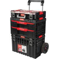 Ensemble de d&eacute;part roulant de coffres &agrave; outils Arx de 3 morceaux, 25-1/5" x 19" x 42-2/5", Noir Distribution Élite MP