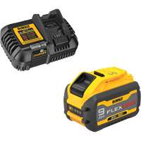MAX FLEXVOLT Battery & Charger Kit, Lithium-Ion, 20 V/60 V, 9 Ah Distribution Élite MP