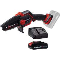 Cordless Compact Pruning Chain Saw with 2.5Ah Battery & Charger Starter Kit, 6", Battery Powered, 18 V Distribution Élite MP