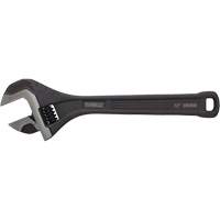 All Steel Adjustable Wrench, 12" L, Black/Plain Distribution Élite MP