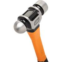 Ball Pein Hammer, 24 oz. Head Weight, Plain/Polished Face, Fibreglass Handle Distribution Élite MP