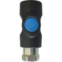 Raccord industriel rapide TOPQUIK S1, Composite en polyester/Acier inoxydable, 1/4", NPT femelle, 174 PSI Distribution Élite MP