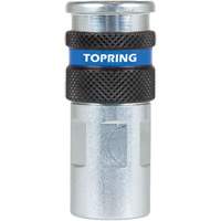 Raccord industriel rapide QUIKSILVER 2, Acier zingu&eacute;, 1/4", NPT femelle, 362 PSI Distribution Élite MP